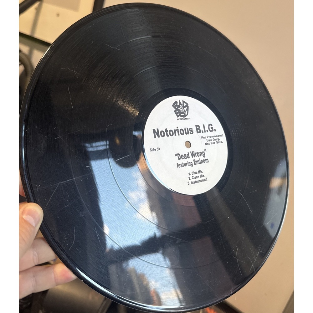 NOTORIOUS B.I.G. EMINEM - DEAD WRONG / BLACK ROB - WHOA 12" SINGLE